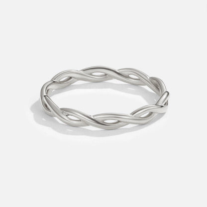 Infinity 18K Silver Ring