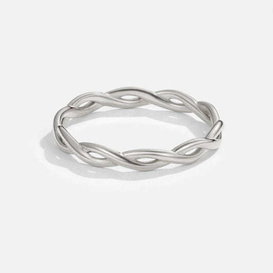 Infinity 18K Silver Ring