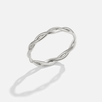 Infinity 18K Silber Dreh-Ring