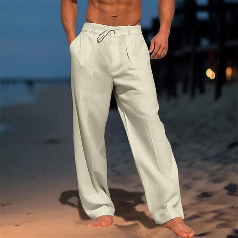 Andrei - Plain Linen Trouser