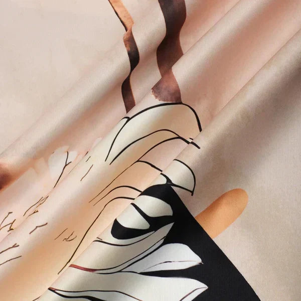 Quenira - Flowing Shirt Dress 2 Piece Set