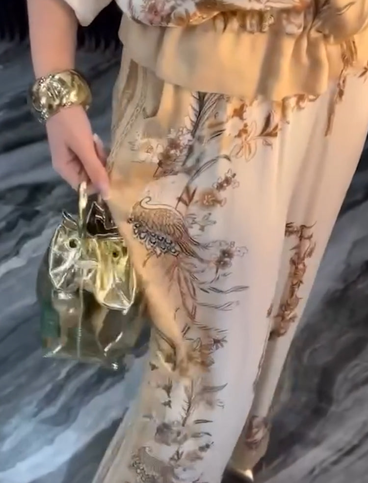 Sunmi - Elegant Two Piece Zippered Set